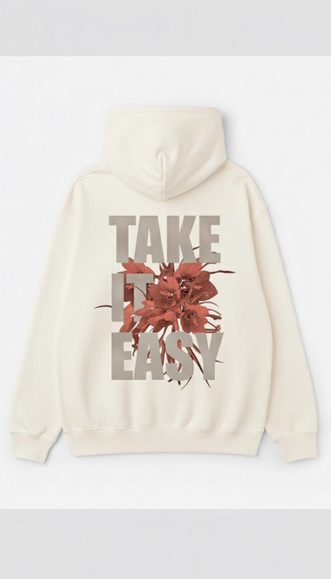 “Take It Easy” Graphic Hoodie
